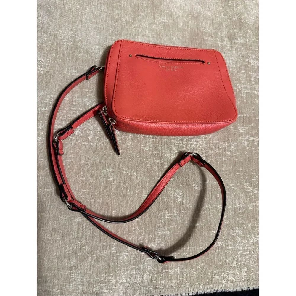 Tignanello Women's Genuine Leather Bella Belt Mini Crossbody Bag Salmon Small